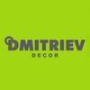 Логотип телеграм канала @dmitrievdecor — УПАКОВКА ДЛЯ ЦВЕТОВ🎁