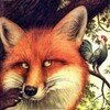 Логотип телеграм канала @dobraya_lya — демон читает книги