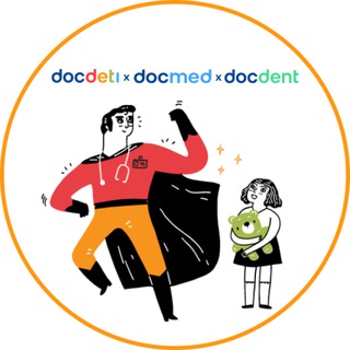 Логотип телеграм канала @docdeti_docmed — DocDeti & DocMed