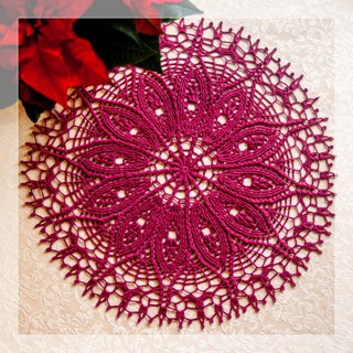 Логотип телеграм канала @doily_pattern — Салфетки и скатерти крючком