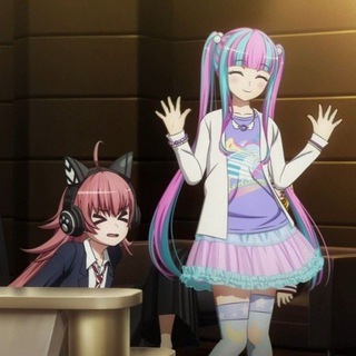 Логотип телеграм канала @dokidoki_ronpa — скачать ддлк и данганронпу! 🐈‍⬛