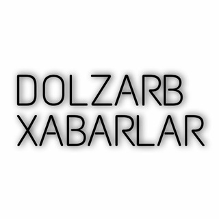 Логотип телеграм канала @dolzarbx — DOLZARB XABARLAR🇺🇿