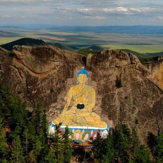 Логотип телеграм канала @dom_buryat — дом бурятии—это 📿