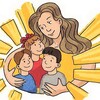 Логотип телеграм канала @domasmamoi — ДомасМамой Детские книги, игры, пособия