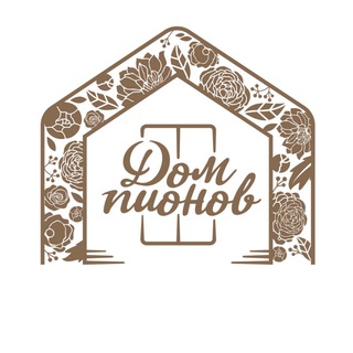 Логотип телеграм -каналу dompionov — Дом Пионов 💙💛