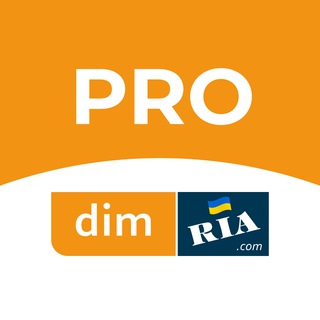 Логотип телеграм -каналу domriaprofy — DIM.RIA для профі
