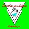 Telegram kanalining logotibi donish_uz — Донишев ён дафтари📝