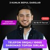 Telegram kanalining logotibi doniyorfxbepuldars — 15-16-17-fevral | 1000$ Telefon orqali daromad | DoniyorFX