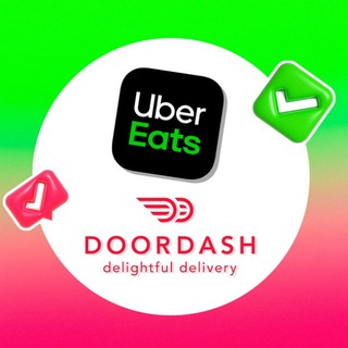 Logo saluran telegram doordash_ubereat — Doordash UberEats ACCOUNT Работа США