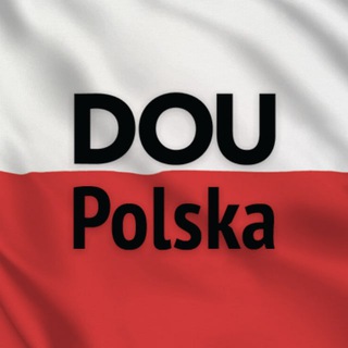 Логотип телеграм -каналу dou_polska — DOU Polska