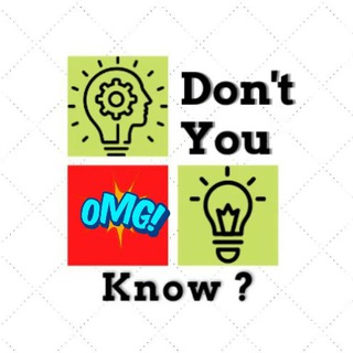 टेलीग्राम चैनल का लोगो doyouknow_tg — Don't You Know ™ 🌏