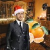 Логотип телеграм канала @dpancake — даня новогодний щитпостинг 🎄