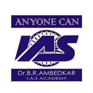 Logo of telegram channel dr_brambedkar — Dr. B R AMBEDKAR IAS ACADEMY
