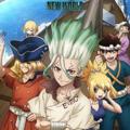 Логотип телеграм канала @dr_stone_s3_dub — Dr Stone Season 3 Dub | English Dub