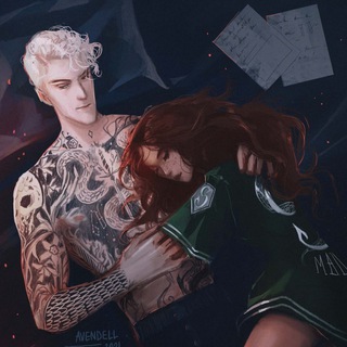 Логотип телеграм канала @dramiona_ff — dramione is my home