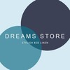 Логотип телеграм канала @dreamsstorehome — DREAMS STORE - Постельное белье, шторы на заказ