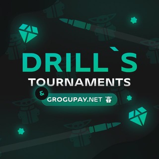 Логотип телеграм -каналу drilltv_tournaments — GROGUPAY x DRILL’S ТУРНИРЫ ФРИ ФАЕР