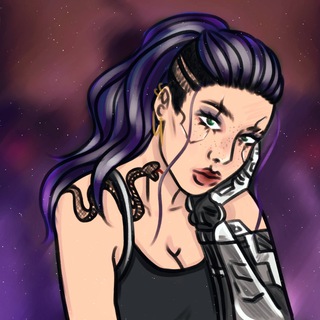 Логотип телеграм канала @drink_film — cybersamurai