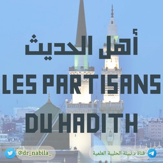 Logo de la chaîne télégraphique drnabila_french - Les partisans du Hadith