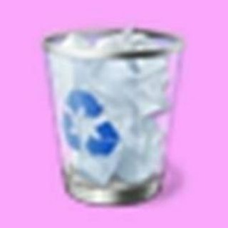 Логотип телеграм канала @drochit_ploho — дрочить плохо🗑️💜