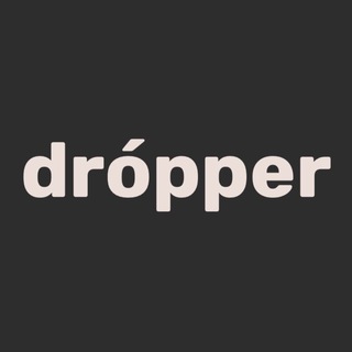 Логотип телеграм канала @dropperone — drópper | все про дропшиппінг