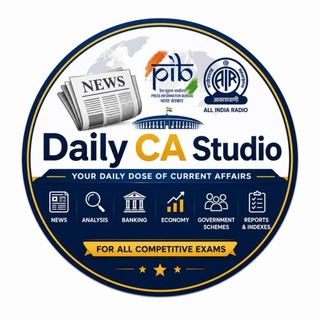 टेलीग्राम चैनल का लोगो drpushpaksir_dailycastudio — Current Affairs by Dr. Pushpak Pandav Sir