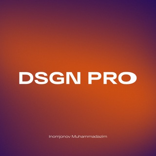 Telegram channel DSGN PRO logo