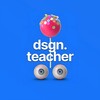 Логотип телеграм канала @dsgn_teacher — design teacher | Туториалы для дизайнеров