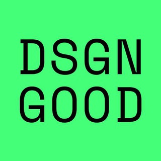 Логотип телеграм канала @dsgngood — DESIGN GOOD