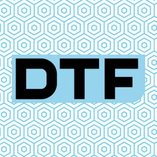 Логотип телеграм канала @dtfru — DTF.ru News