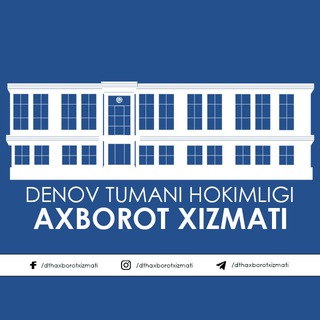 Telegram channel Denov tumani hokimligi Axborot xizmati logo