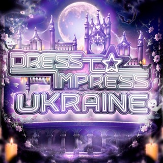 Логотип телеграм -каналу dti_farm — DRESS TO IMPRESS UA 🕯️🦇