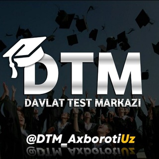 Telegram channel DTM_AxborotiUz logo
