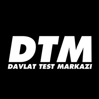 Telegram kanalining logotibi dtm_davlattestmarkazi_mandat — DTM