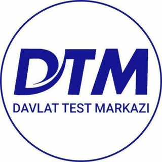 Telegram kanalining logotibi dtmuzb_uz_davlat_test_1 — Davlat Test Markazi