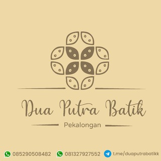 Logo saluran telegram duaputrabatik — DUA PUTRA BATIK • KBO (Kampung Batik Buaran)