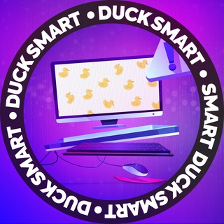 Логотип телеграм канала @duck_smart — DUCK_SMART