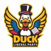 Логотип телеграм канала @duck_liberal_party — Утиная либеральная партия 🏳‍🌈