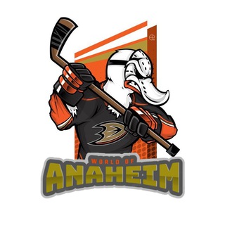 Логотип телеграм канала @ducksofanaheim — World of Anaheim Ducks