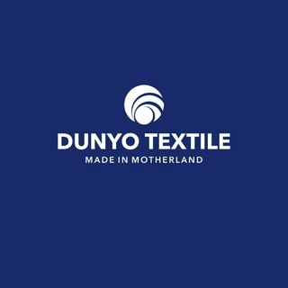 Логотип телеграм канала @dunyotextil — DUNYO 🌎 TEXTILE