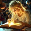 Логотип телеграм канала @dushavrukahh — 🎆Душа на кончиках пальцев🌌