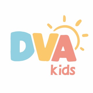 Логотип телеграм канала @dva_kids — DVA Kids