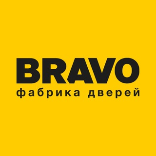 Логотип телеграм канала @dveri_bravo — ФАБРИКА ДВЕРЕЙ БРАВО