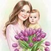 Логотип телеграм канала @dyakinata — Когда мама - педиатр