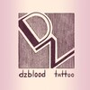 Логотип телеграм канала @dzblood_tattoo — dzblood tattoo | спб