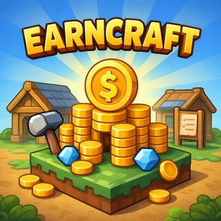 Telegram channel EarnCraft logo