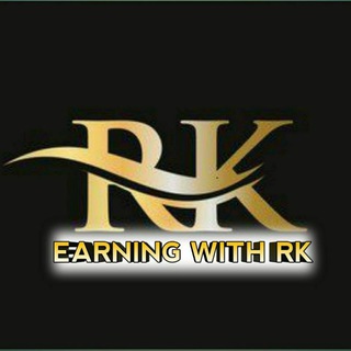 Logo saluran telegram earning_with_rk — EARNING WITH RK