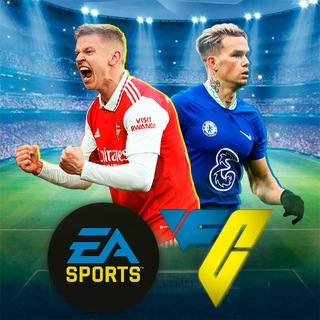 Логотип телеграм -каналу easportsfcukraine — EA SPORTS FC | FIFA UA | ФУТБОЛ УКРАЇНА