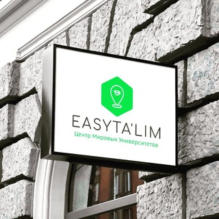 Логотип телеграм канала @easy_talim — Easy Ta'lim - Chet elda ta'lim