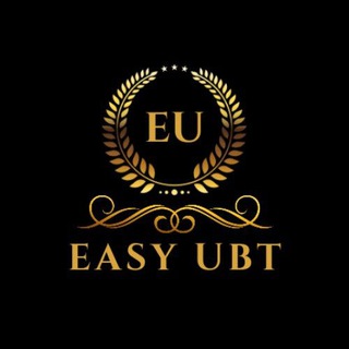 Telegram арнасының логотипі easy_ubt — ҰБТ 2026. DOKA